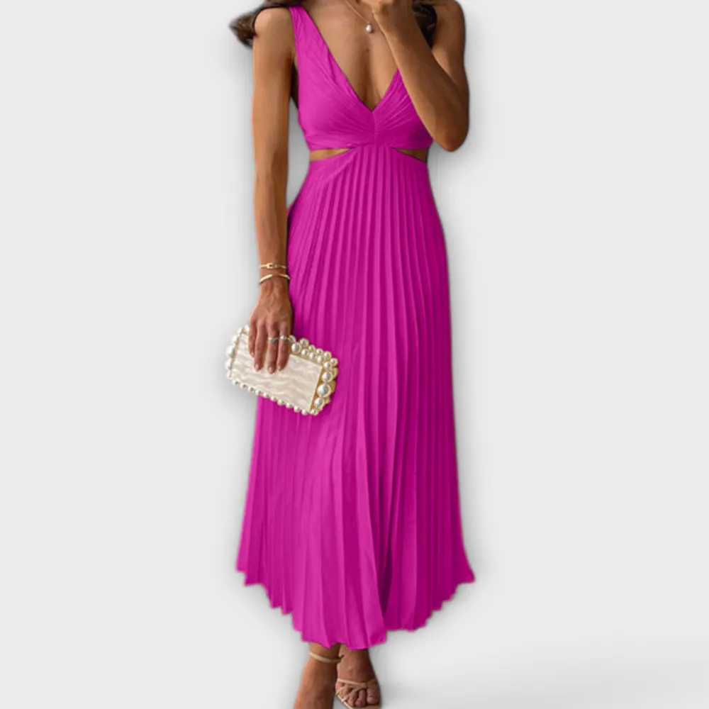 Pleated Everyday Casual Dress