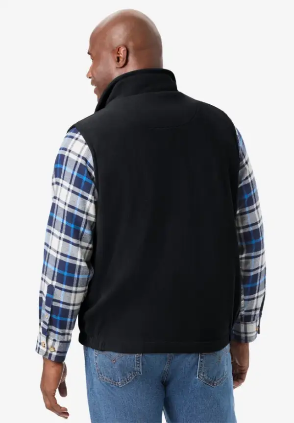 Explorer Plush Fleece Zip Vest