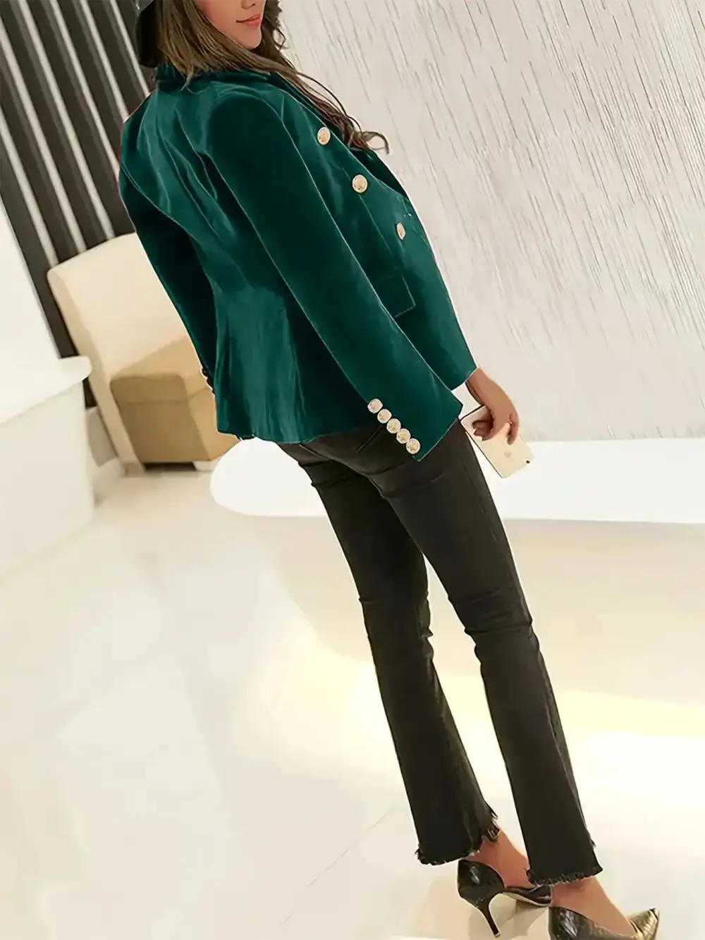 Refined Refined Single-Button Blazer