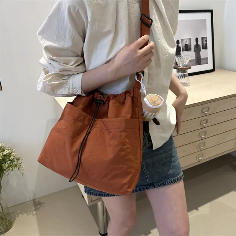 Drawstring Bucket Bag
