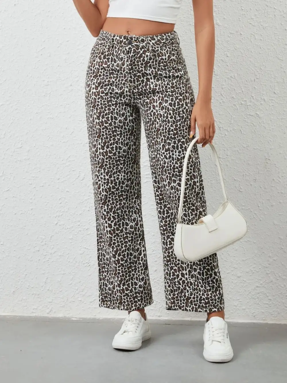 Wide Leg Stretch Jeans