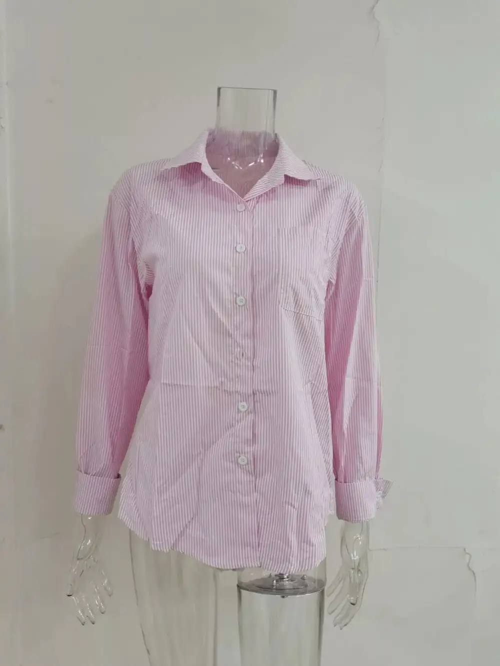 Striped Button Down Relaxed Fit Shirt
