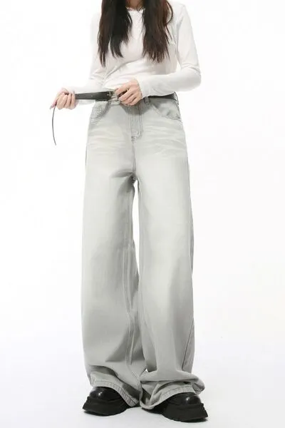 Subtle Texture Breezy Denim Jeans