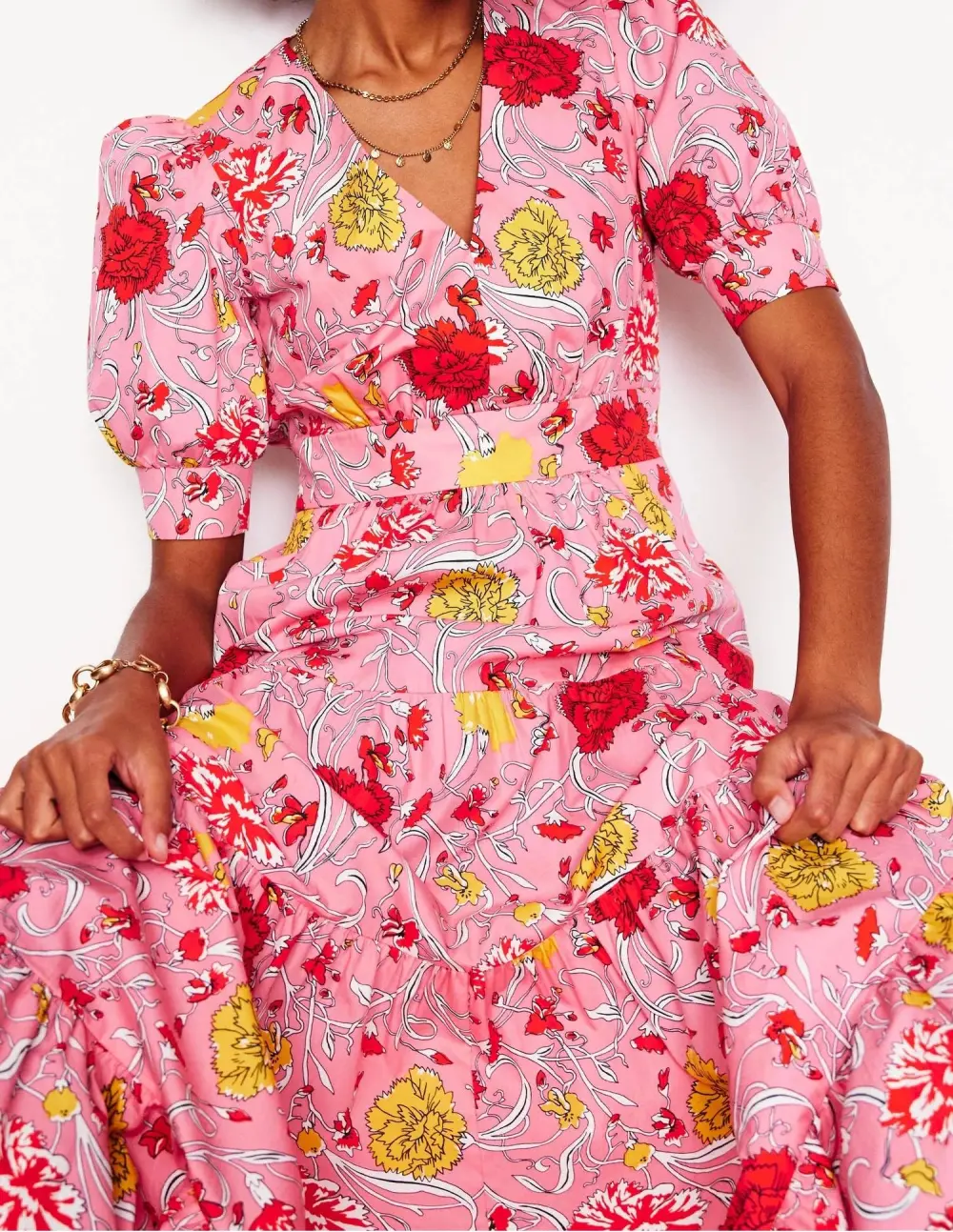 Bella Puff Sleeve Maxi Dress