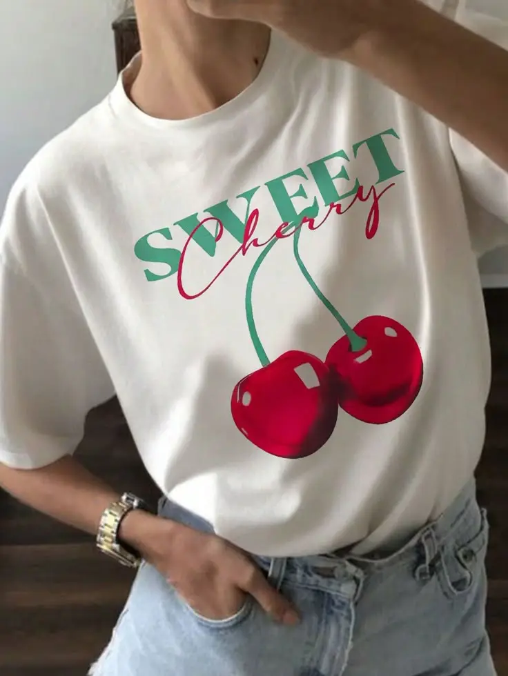 Sweet Cherry Cotton Tee