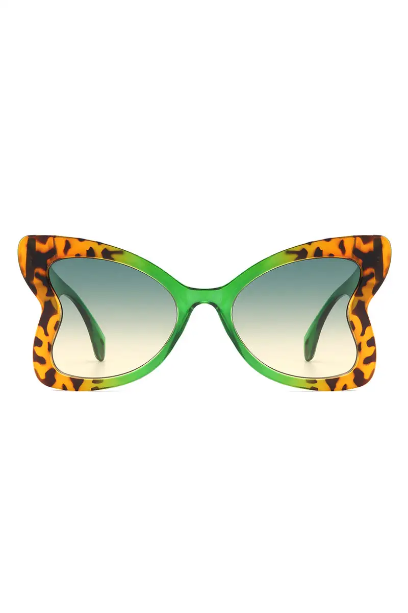Cat Eye Butterfly Frame Sunglasses
