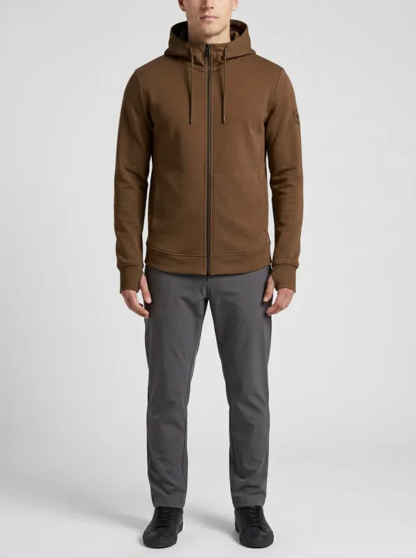 Men's Sage Detail Graphic Full-Zip Hoodie
