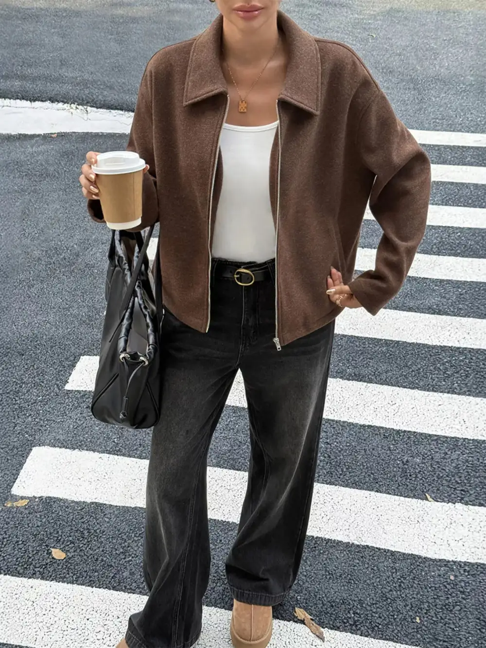 Polished Refined Zip-Up Jacket