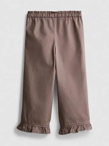 1-9yrs | Ruffle Hem Wide Leg Trousers