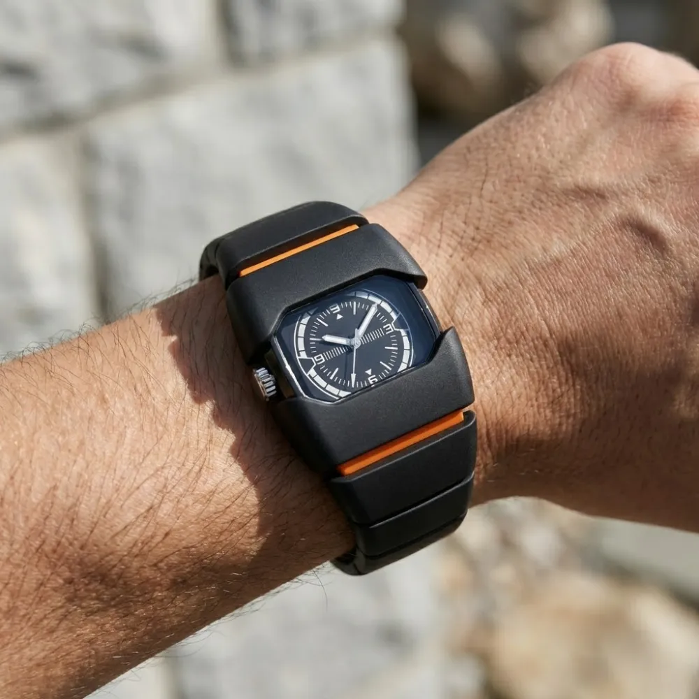 Compass Dial Men's Watch