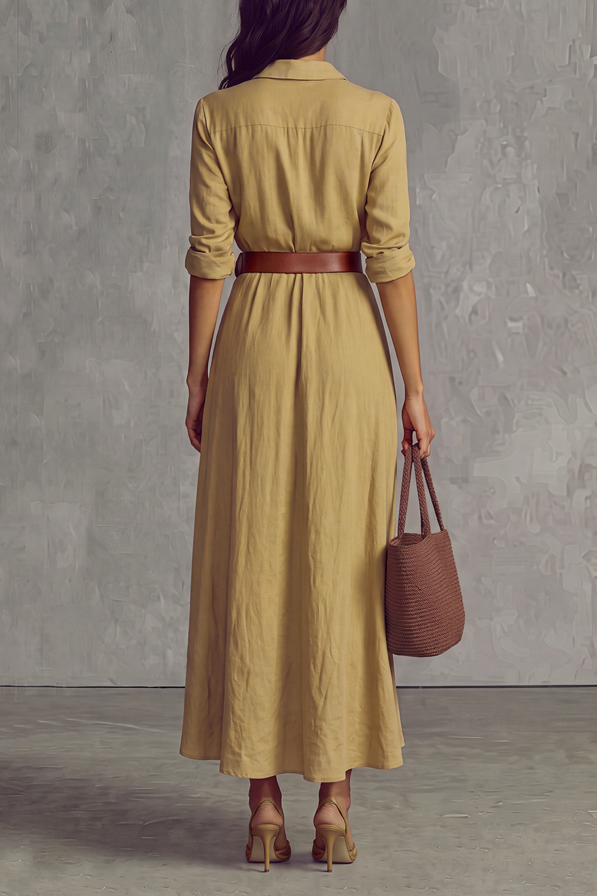 Textured Textured Maxi Dress