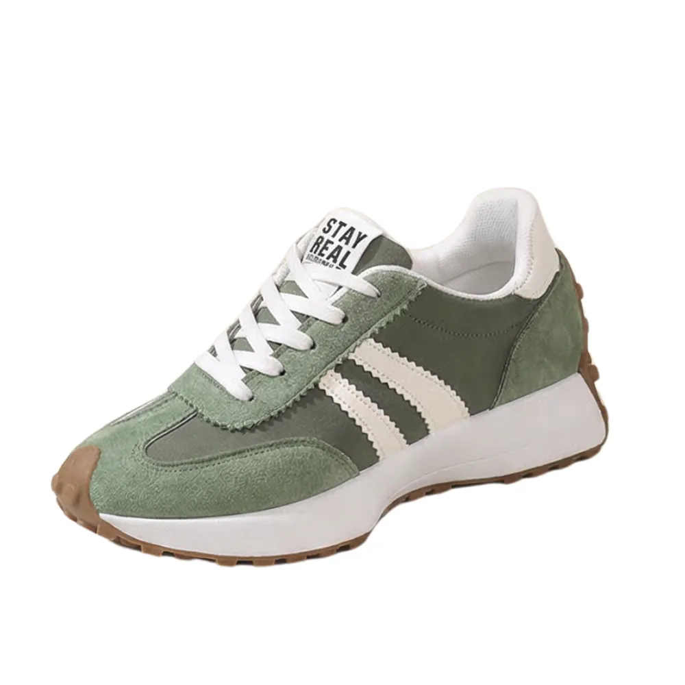 Cushioned Retro Platform Sneakers