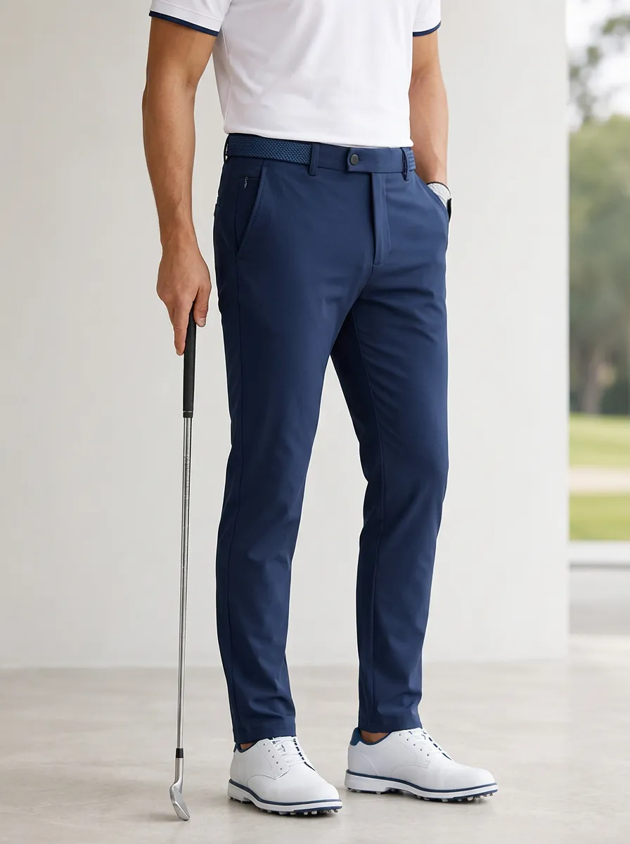 Men's Polished Mobility Stretch Golf Trousers