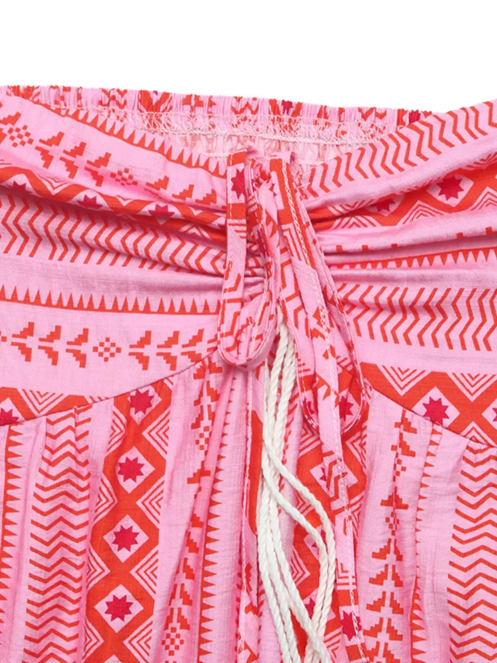 Printed Slit Midi Dress