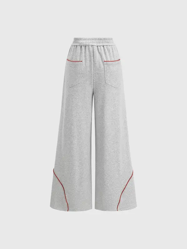 Everyday Contrast-Detail Pants