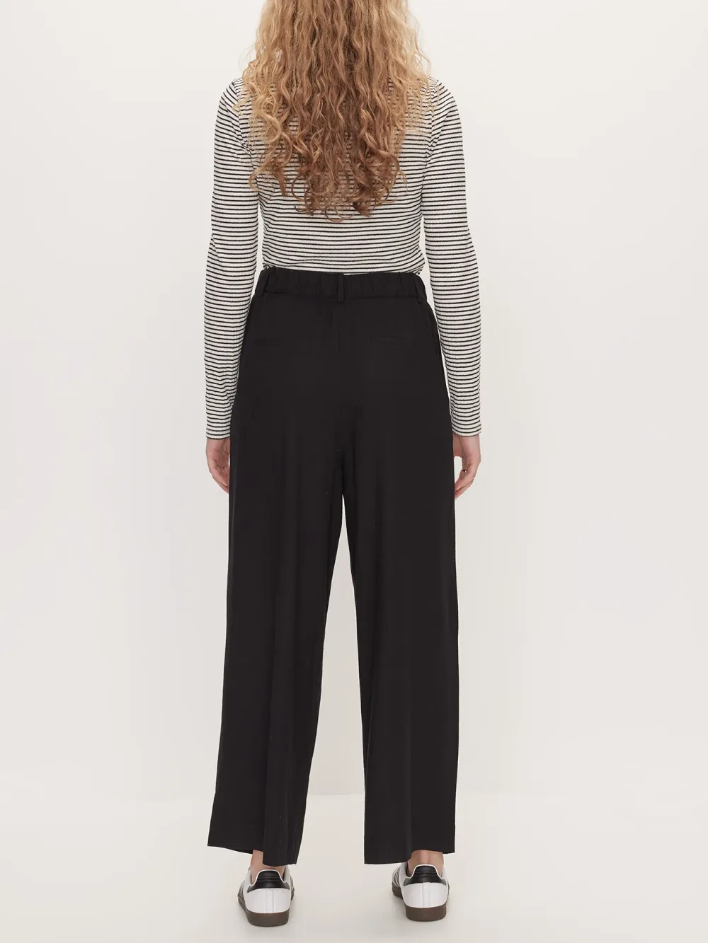 Linen Casual Wide-Leg Pants