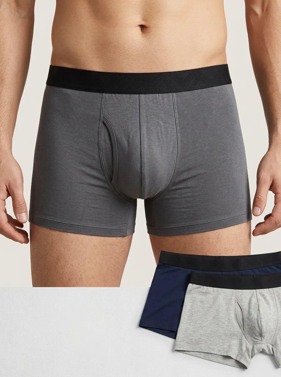Men's Minimalist Cotton Boxer Briefs