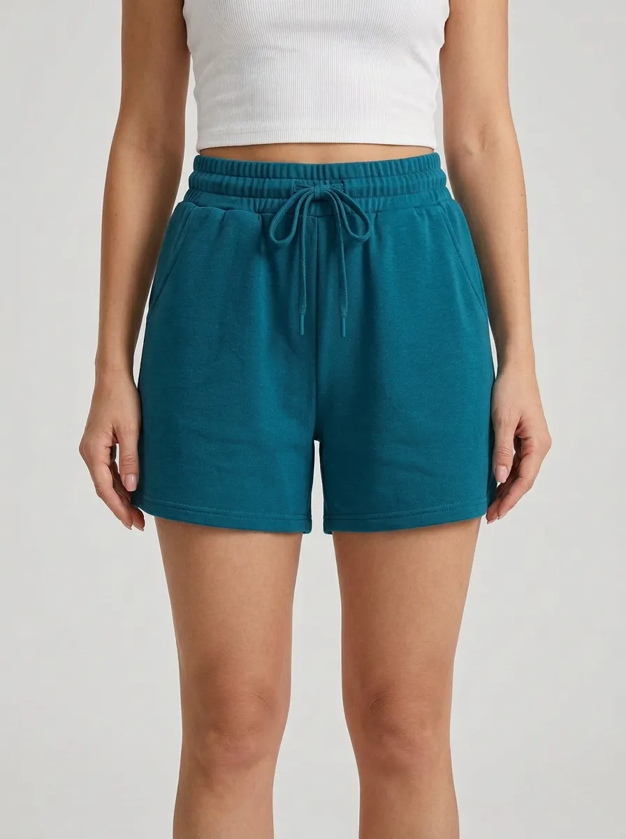 Women's Relaxed Drawstring Lounge Shorts