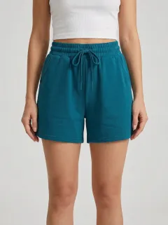Women's Relaxed Drawstring Lounge Shorts
