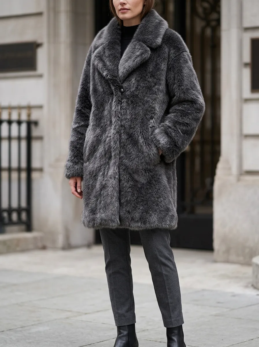 Women's Faux Fur Winter Coat