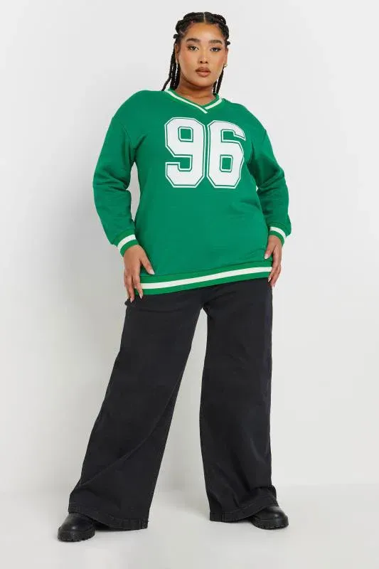 Green '96' Varsity Sweatshirt