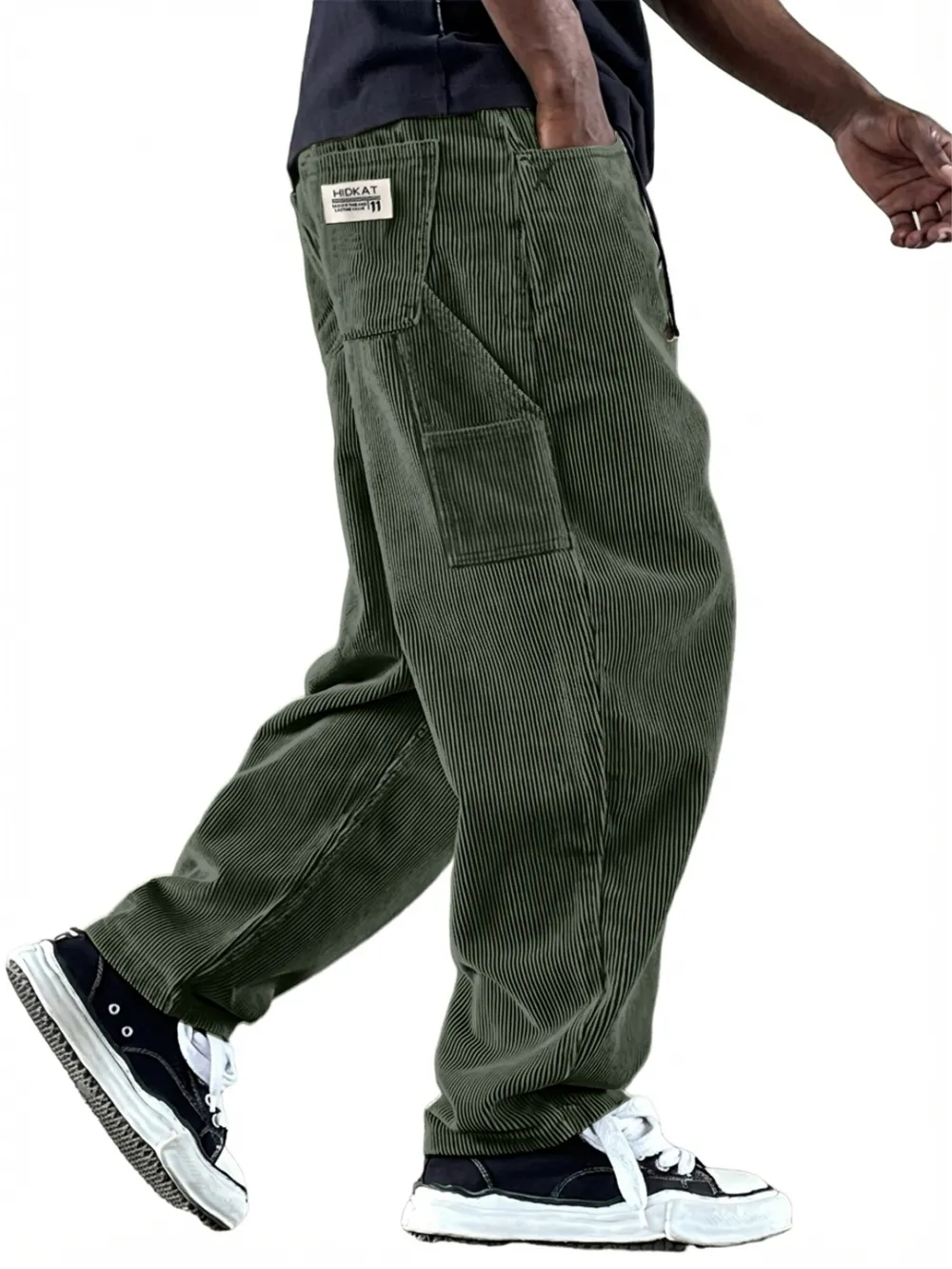 Comfort Fit Corduroy Utility Pocket Trousers
