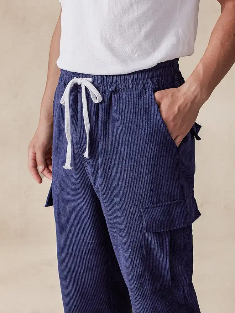 Streetwear Corduroy Pants