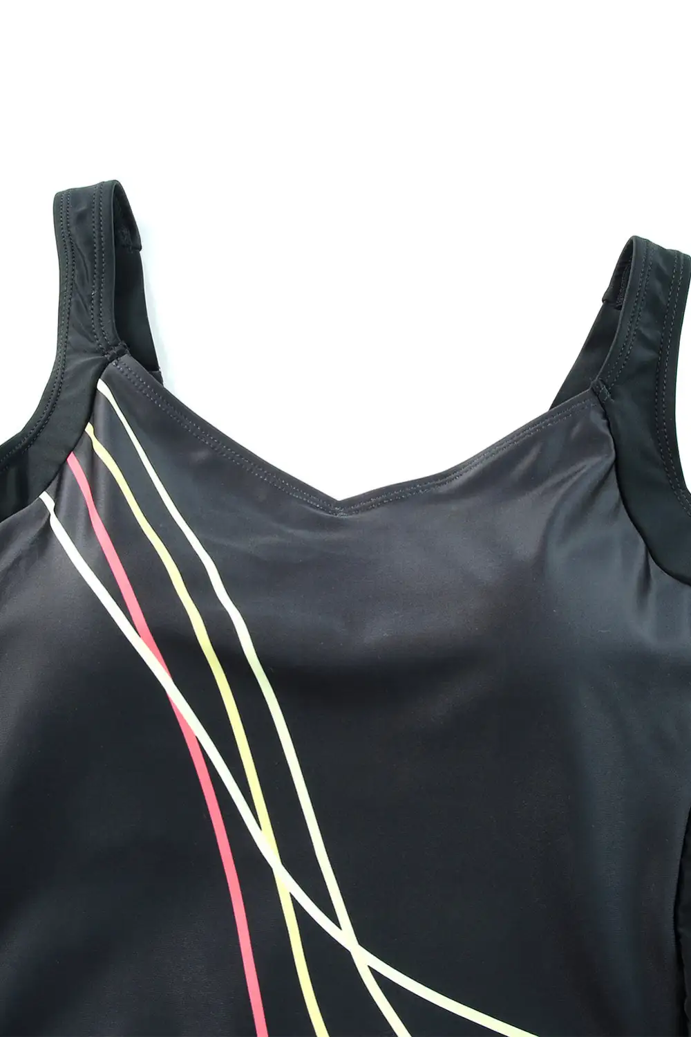 Swimwear Solid Striped Tie-dye Bodycom Active Basic Casual One Pieces