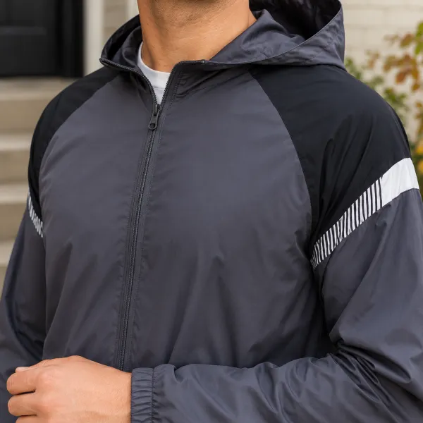 Hooded Woven Jacket