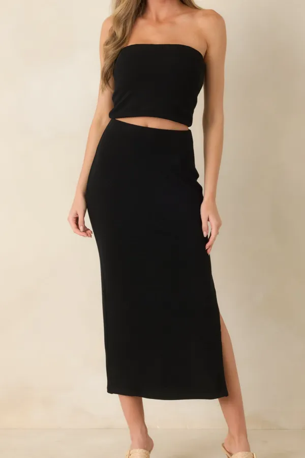 Knit Midi Skirt