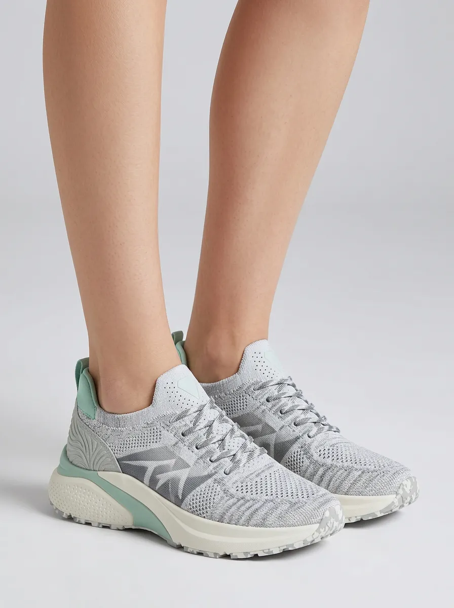 Studio Geometric Profile Unisex Sport Sneakers