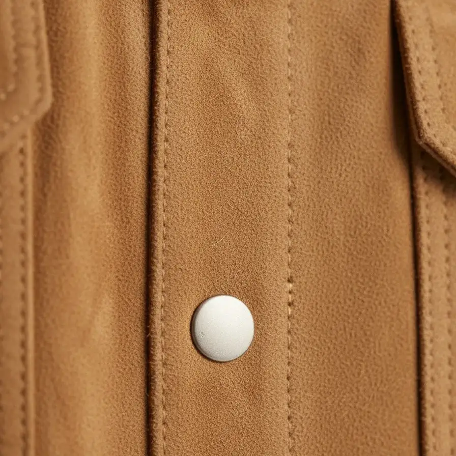 Vintage Inspired Suede Trucker Jacket