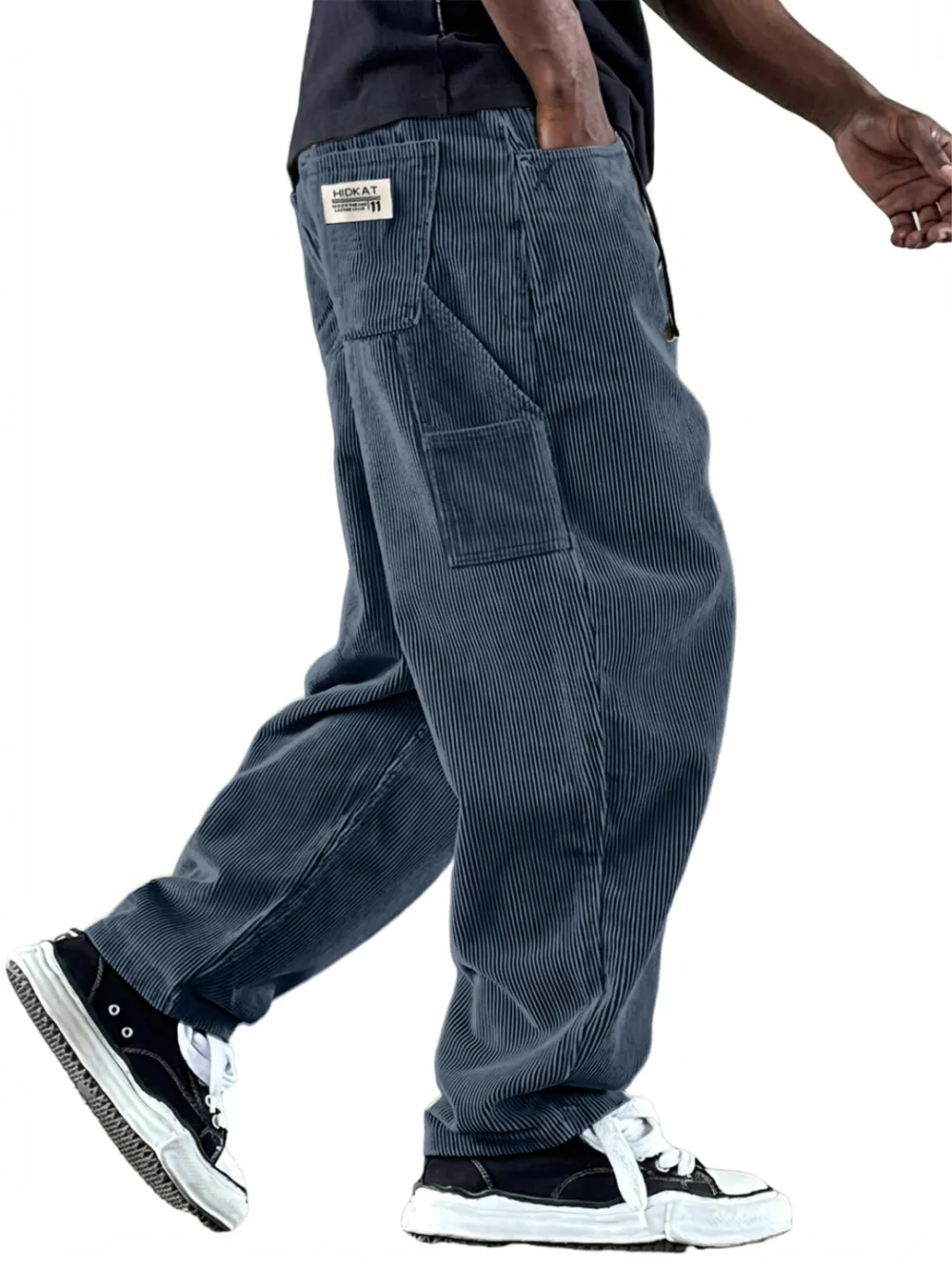 Comfort Fit Corduroy Utility Pocket Trousers