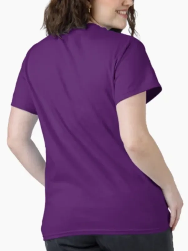 Women's Stylish Delicate Floral Print Crew Neck Short-Sleeve T-Shirt