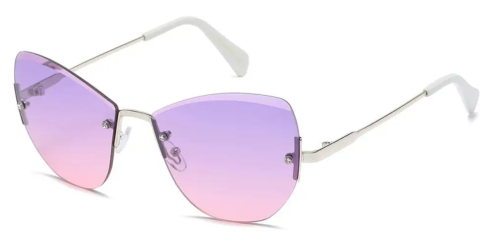 Rimless Shield Sunglasses