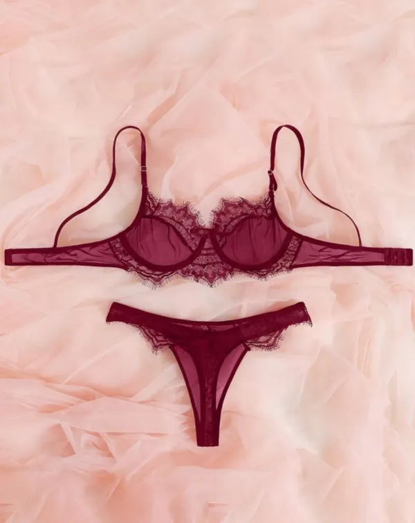 Silk Seamless Lingerie Set