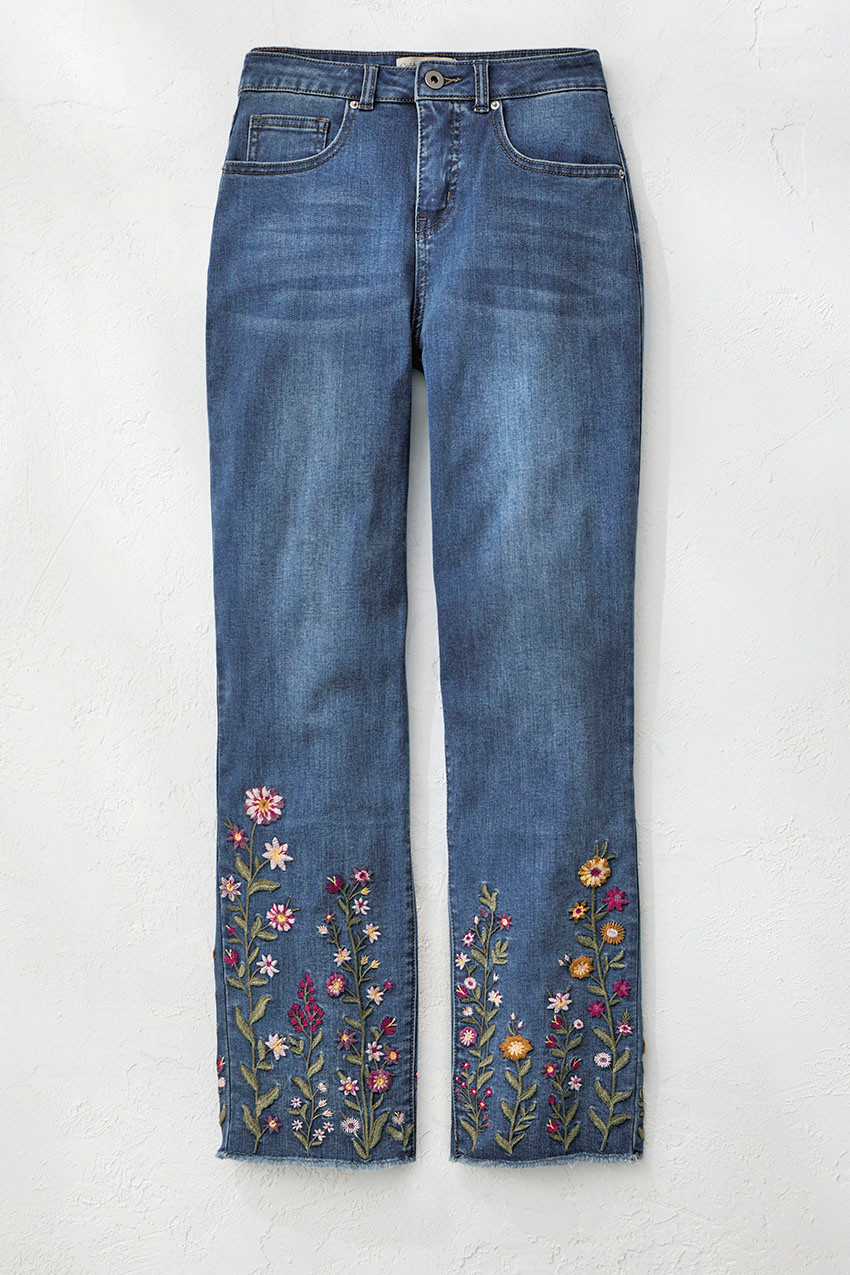 Walk in the Wildflowers Ankle Jeans