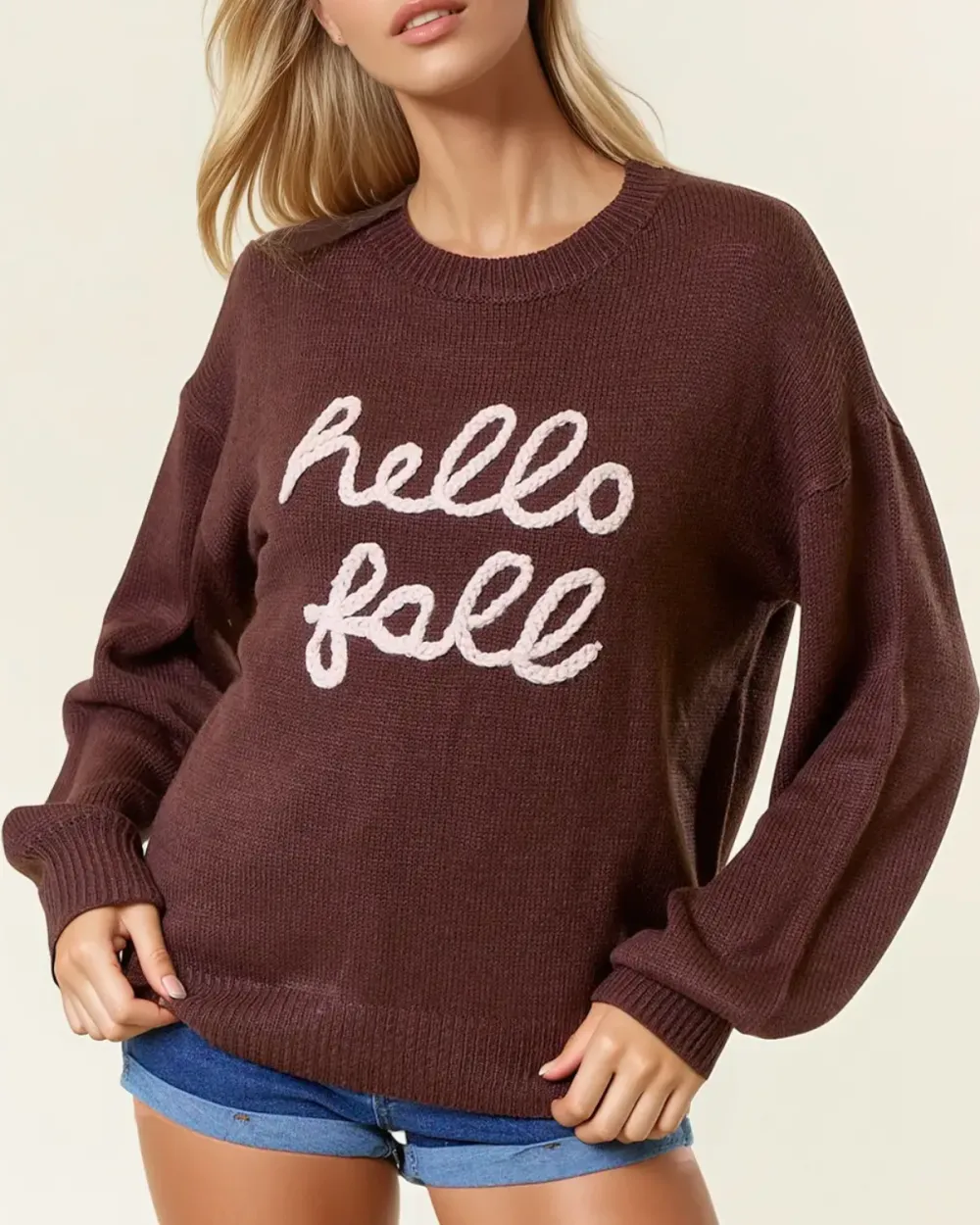 Hello Fall Sweater