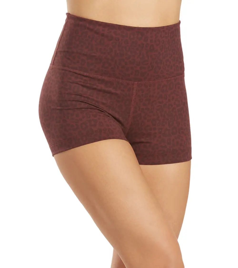 Cheetah Print Hot Yoga Shorts