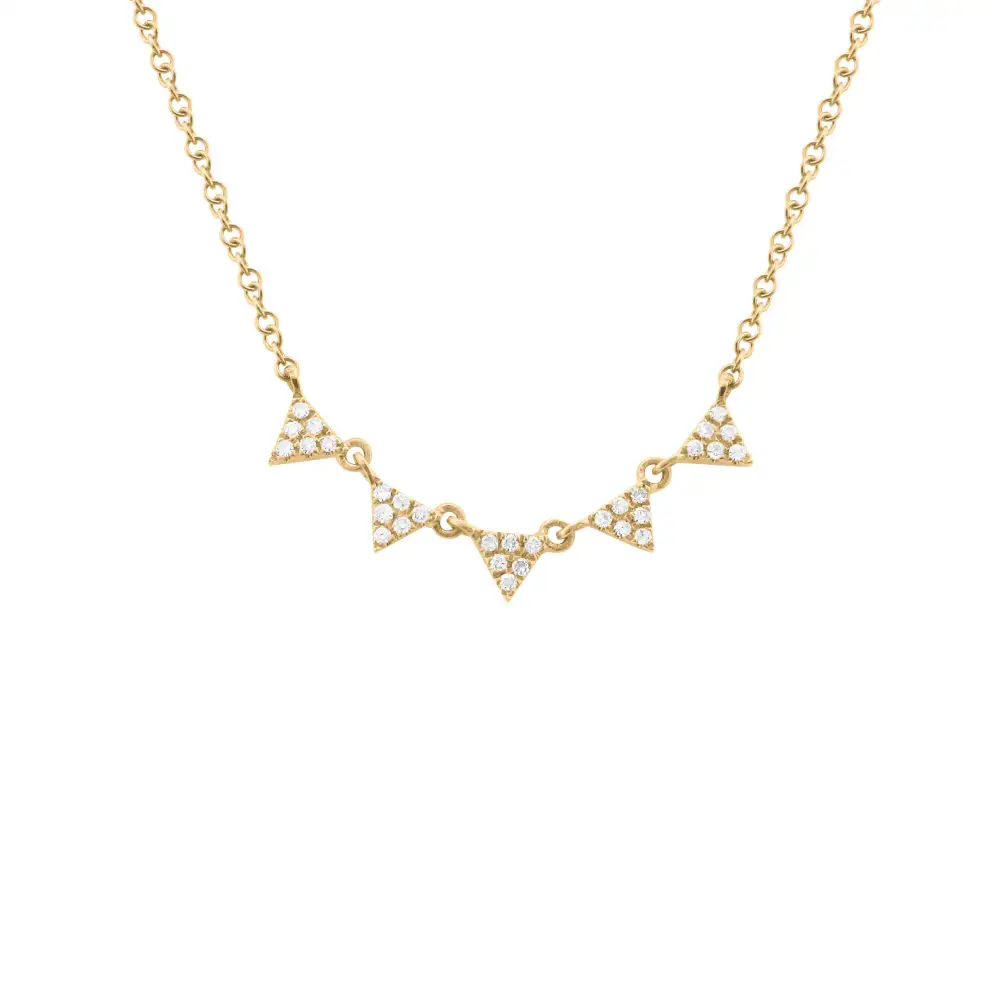 Minimal Graceful Classic Diamond Necklace