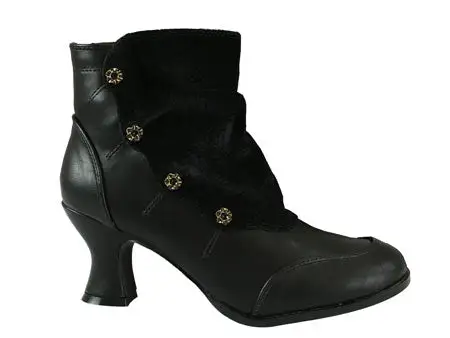 Women's Smart Side Zip Faux Leather Everyday Boots
