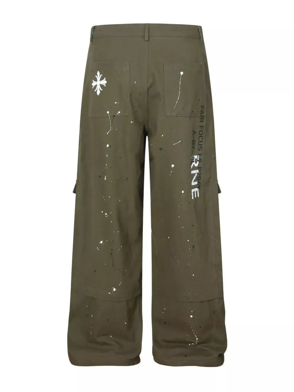 Men's Paint Splatter Cargo Pants