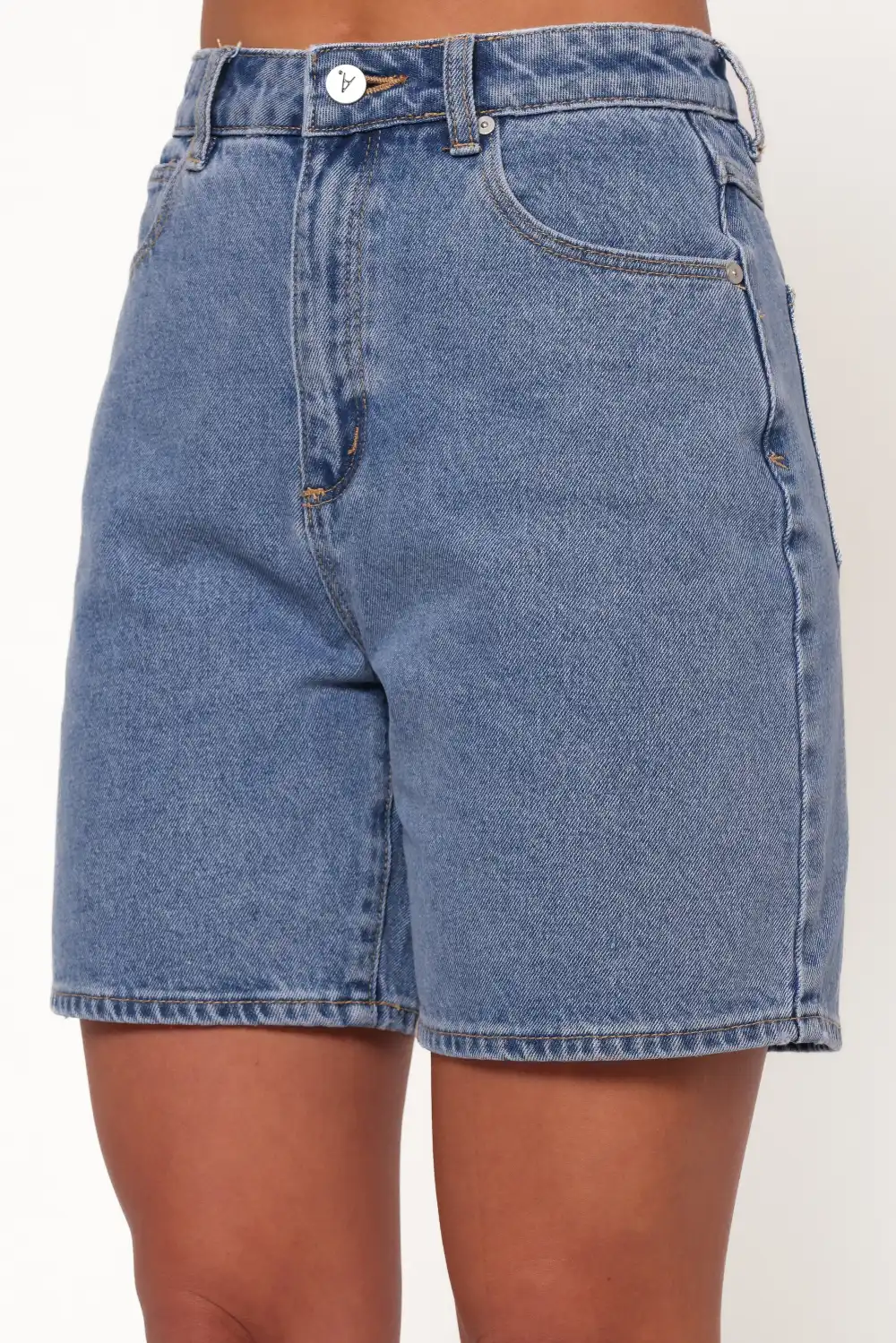 Relaxed Denim Cotton Wide Leg Casual Shorts