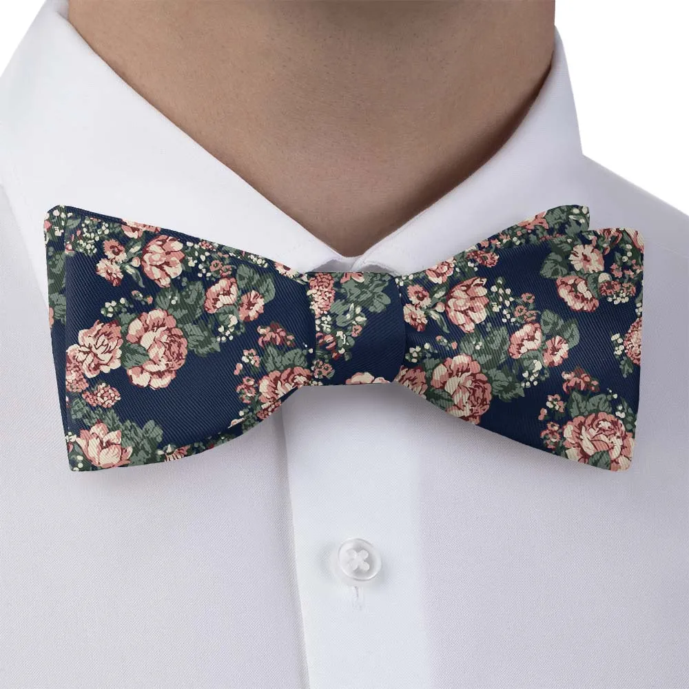 Allison Floral Motif Bow Tie