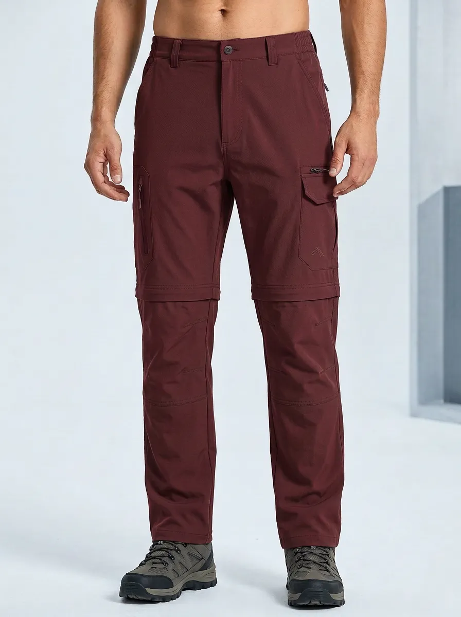 Men's Alpine Performance Waterproof Zip-Off Tactical Cargo Pants