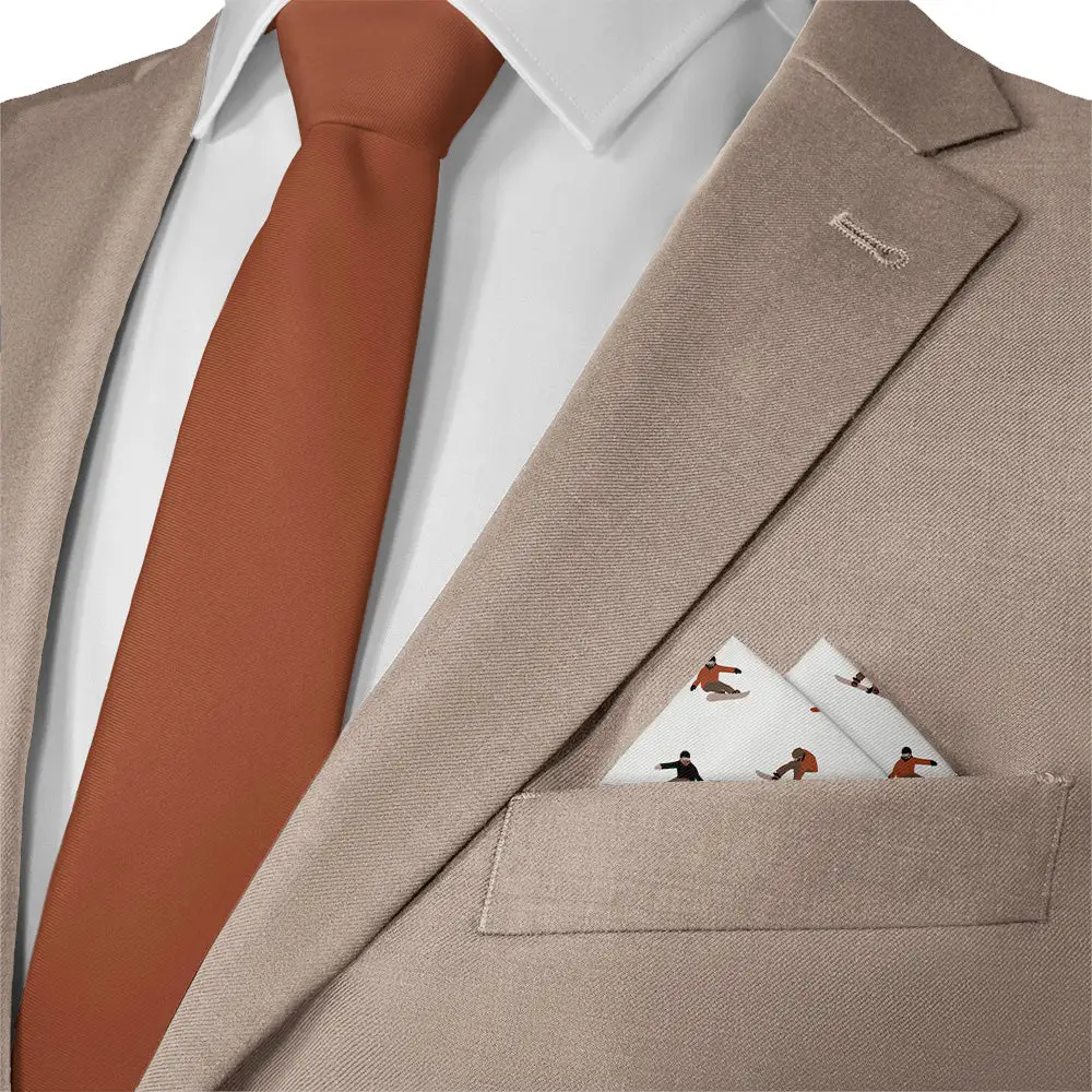 Refined Modern Novelty Sports Motif Pocket Square