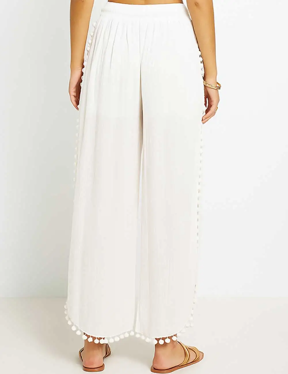 Split Splice Wide Leg Pants