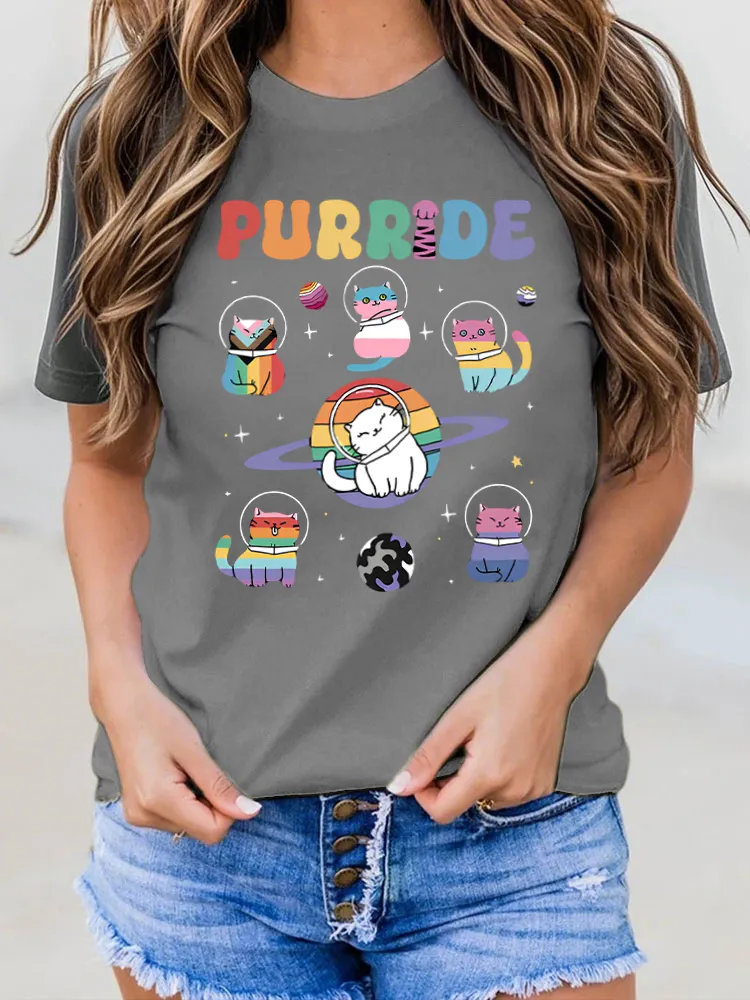 Purride Crew Neck Short Sleeve T-Shirts