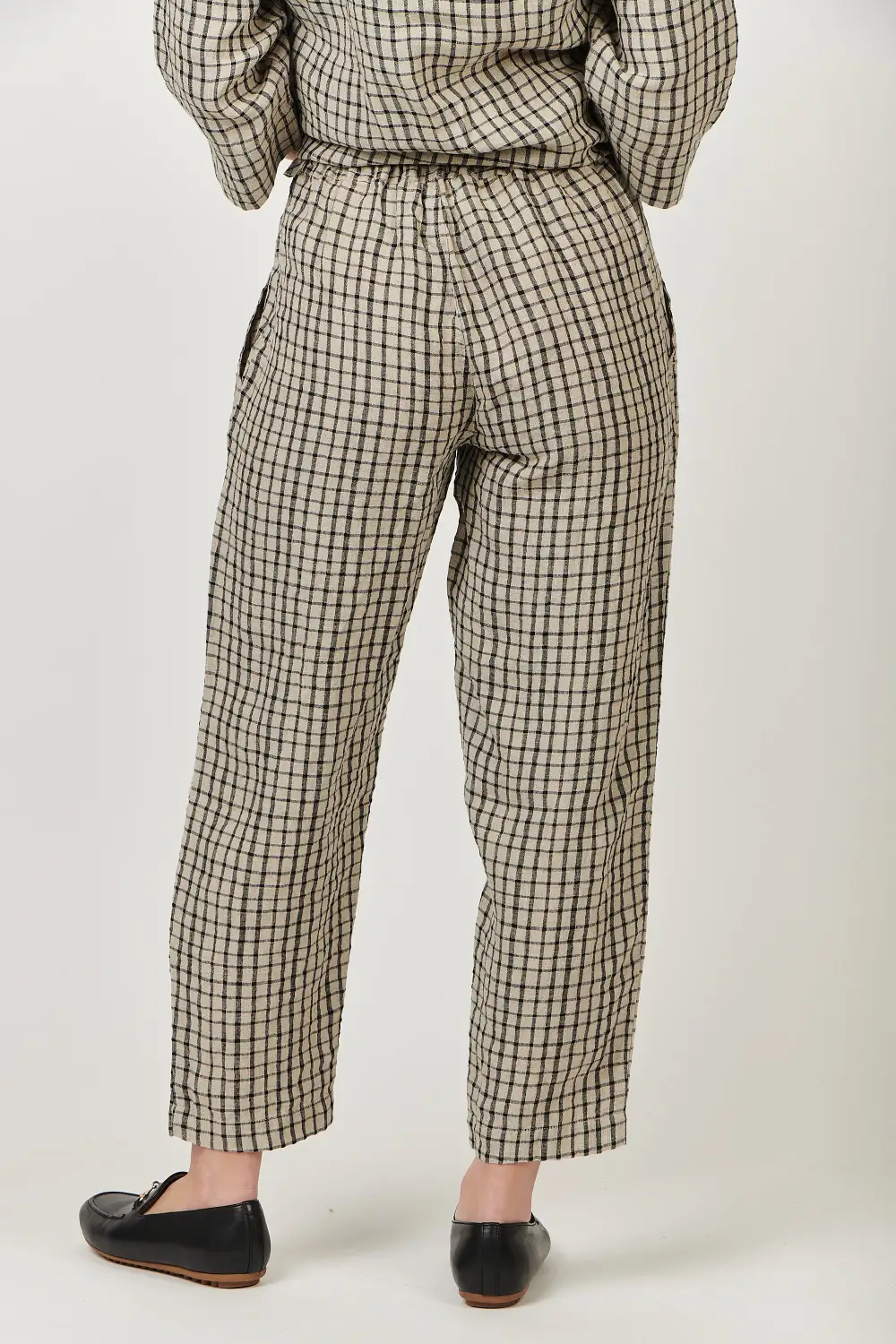 Ga464 Linen Pant In Matrix
