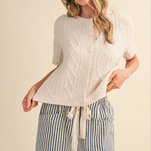 Cable Knit Cardigan